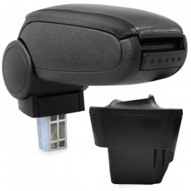 Cotiera auto Opel Astra H 2004-2010, negru, imitatie de piele - Img 1