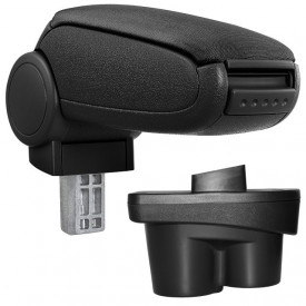 Cotiera auto Opel Corsa E 2014-2019, negru, material textil