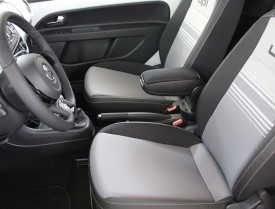 Cotiera auto Skoda Citigo 2011-2019, Negru, Material textil - Img 3