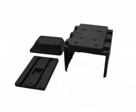 Cotiera auto universala, piele ecologica cu cusaturi rosii, 4 USB, suport de pahar si scrumiera - Img 3