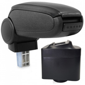 Cotiera auto VW POLO 2011-2017, negru, imitatie de piele