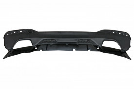 Difuzor Bara Spate compatibil cu BMW Seria 5 G30 G31 2017-> M Performance Design Negru Lucios - Img 4