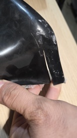 Difuzor bara spate compatibil cu VW GOLF 6 2008-2012 GTI Design fara evacuare, negru lucios, Produs Deteriorat! - Img 6