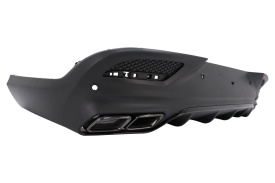 Difuzor Bara Spate cu Ornamente Evacuari Crom compatibil cu Mercedes GLE Coupe C292 Sport Line 2015-2019 GLE63 Design - Img 6