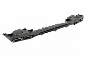 Difuzor Bara Spate cu Ornamente Toba Negre compatibil cu Mercedes E-Class W213 Sport Line 2016-2019 E63 Design - Img 3
