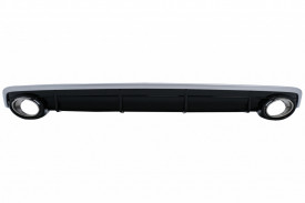 Difuzor Bara Spate Evacuare Dubla compatibil cu Audi Q7 4M 2015-2019 Bara Standard - Img 2