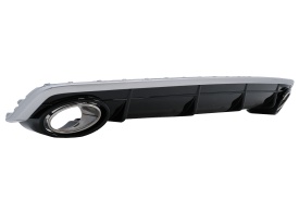 Difuzor Bara Spate Evacuare Dubla compatibil cu Audi Q7 4M 2015-2019 Bara Standard - Img 8