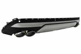 Difuzor Bara Spate Evacuare Dubla compatibil cu Audi Q7 SUV 4M Facelift 2020-> - Img 4