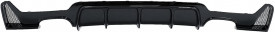 Difuzor Bara Spate Evacuare Dubla compatibil cu BMW Seria 4 F32 F33 F36 2013-2019 Negru Lucios - Img 4