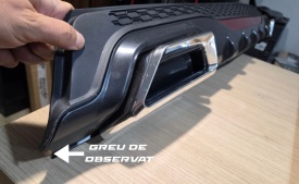 Difuzor bara spate universal, ELITE PLUS B Design, negru cu catadioptru reflectorizant PRODUS DETERIORAT - Img 3