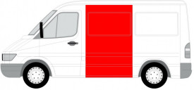 Element reparatie perete lateral stanga MERCEDES SPRINTER W901 1996-2006 - Img 2