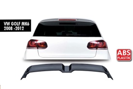 Eleron luneta compatibil VW Golf 6 VI 2008-2012, negru lucios - Img 2