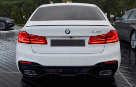 Eleron Portbagaj compatibil cu BMW Seria 5 G30 2017-> M5 Design Negru Mat - Img 6