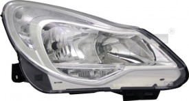 Far Dreapta H1/H7/PSY24W/W21, electric, cu motor, culoare insert cromat compatibil OPEL CORSA D 2006-2014