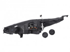 Far Dreapta H15/H7, electric, cu motor, culoare negru, culoare semnalizator afumat compatibil FORD FIESTA VI 2012-2017 - Img 2
