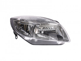 Far Dreapta H4, electric, cu motor compatibil SKODA FABIA II 2007-2014