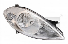 Far Dreapta H7/H7, pneumatic, cu motor, culoare cromat compatibil MERCEDES clasa A W169 2004-2008