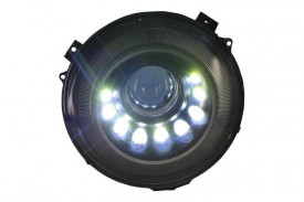 Faruri Bi-Xenon LED compatibil cu Mercedes G-Class W463 (2005-2017) M-look cu Semnal Secvential Dinamic - Img 3