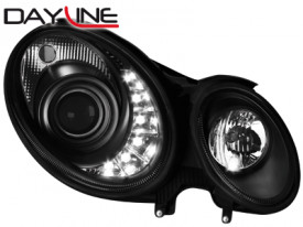 Faruri DAYLINE compatibil cu MERCEDES B. W211 E-Klasse 06-08 negru - Img 3