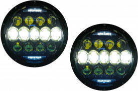 Faruri Full LED CREE Dublu Proiector Halo DRL compatibil cu Jeep Wrangler TJ & JK (1997-2018) - Img 4