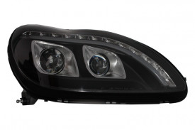 Faruri LED DRL compatibil cu MERCEDES Benz W220 S Class 1998-2005 Negru - Img 2