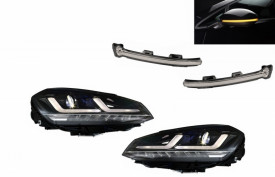 Faruri LEDriving Osram Full LED si Indicator Dinamic pentru Oglinda compatibil cu VW Golf 7 VII 2012-2017 Negru pentru Faruri Xenon si Pozitie Halogen - Img 2