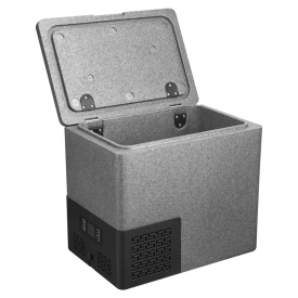 Frigider auto 12 volti, 20L, congelator portabil ultra-usor din EPP, compresor electric cu control prin aplicatie, 12V 24V DC, pentru camion, rulote, SUV, barca, calatorie, camping