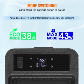 Frigider auto 12 volti cu cotiera, congelator portabil 8L, racitor cu compresor 12V 24V 240V pentru exterior, camping, autoturism, camion, rulota - Img 5