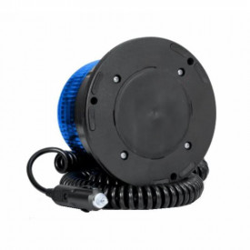 Girofar Albastru 12/24V, 9 LED-uri, prindere pe magnet, albastru Fristom - Img 2