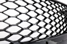 Grila Centrala compatibil Audi A5 8T 2007-2011 RS Design Negru Lucios - Img 4