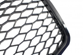 Grila Centrala compatibil cu AUDI A4 B7 2004-2008 RS4 Negru Lucios - Img 3