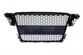 Grila Centrala compatibil cu Audi A5 8T 2007-2011 RS Design Negru Mat - Img 4