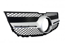 Grila Centrala compatibil cu MERCEDES Benz GLK-Class X204 (2013-2015) Design Argintiu - Img 2