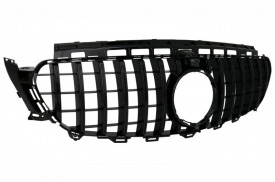 Grila Centrala compatibil cu Mercedes E-Class W213 S213 C238 2016-2019 GT-R Panamericana Design Negru - Img 2