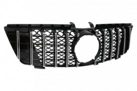 Grila centrala compatibila cu Mercedes ML W164 2008-2011 Negru Crom GTR Panamericana Design - Img 4