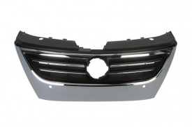 Grila centrala compatibila cu VW PASSAT B6 2008-2012 cu orificii ale senzorului de parcare