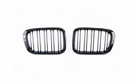 Grile Centrale compatibil cu BMW Seria 3 E46 4 USI 1998-2001 Non-Facelift Negru Lucios M Design - Img 3