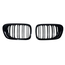 Grile Centrale compatibil cu BMW Seria 3 E46 Coupe 1998-2002 Negru Lucios M Design