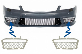 Grile Laterale Bara Fata compatibil cu Mercedes S-Class W221 2005-2012 S63 S65 Desing - Img 2