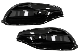 Grile Laterale Bara Fata Negru Lucios compatibil cu Mercedes CLA W117 C117 Facelift 2016-2018 CLA45 Design - Img 7