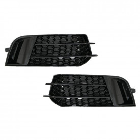 Grile Laterale compatibil cu Audi A1 2010-2015 RS1 Design Negru Lucios - Img 2