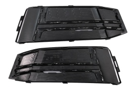 Grile Laterale compatibil cu Audi A4 B9 Sedan Avant 2016-2018 S-Line Silver Edition - Img 8