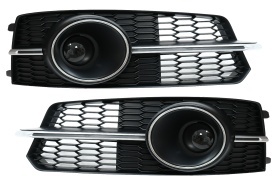 Grile Laterale compatibil cu Audi A6 C7 4G S Line Facelift 2015-2018 Crom