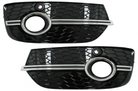 Grile Laterale compatibil cu Audi Q3 8U 2011-2014 RS Design Negru Crom