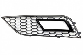 Grile Proiector compatibil cu AUDI A4 B8 facelift 2012-2015 RS4 Design Negru Lucios - Img 7