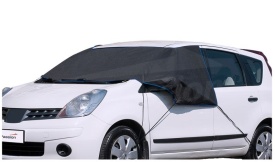 Husa parbriz exterior antiinghet 110-135 x 90cm neagra
