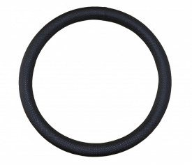 Husa volan piele ecologica perforata, diametru 45 cm, culoare neagra, compatibil SCANIA
