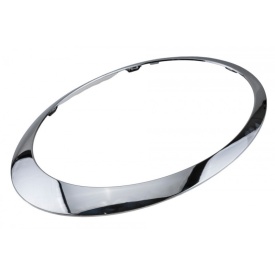 Inel ornament far dreapta compatibil MINI R55 R55N R56 R56N R57 R57N R58 R59 2006-2014, culoare crom