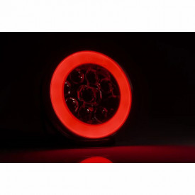 Lampa ceata 2 suruburi, LED, cu pozitie, rotunda, FT-111-LED Fristom - Img 3