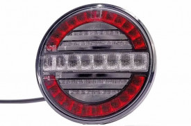 Lampa ceata si pozitie, 2 suruburi LED, fi140,12-24V, FT-214-LED Fristom - Img 1